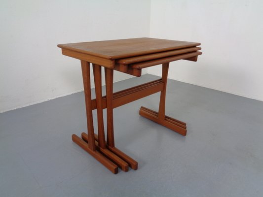 Danish Teak Nesting Tables, 1960s, Set of 3-RDW-833730