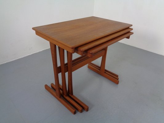 Danish Teak Nesting Tables, 1960s, Set of 3-RDW-833730