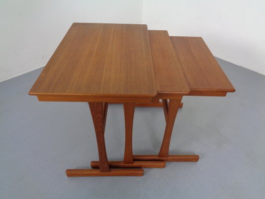 Danish Teak Nesting Tables, 1960s, Set of 3-RDW-833730