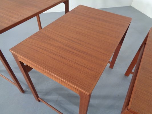 Danish Teak Nesting Tables, 1960s, Set of 3-RDW-796734