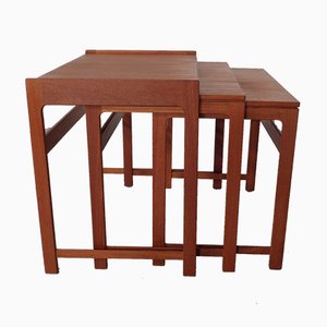 Danish Teak Nesting Tables, 1960s, Set of 3-RDW-796734