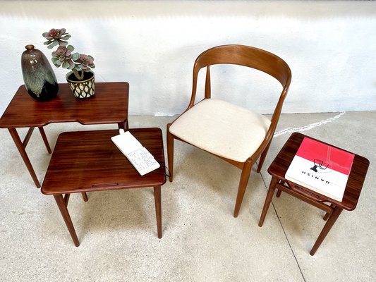 Danish Teak Nesting Tables by Kurt Østervig for Jason Møbler, 1960s, Set of 3-JP-1406608