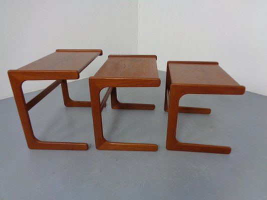 Danish Teak Nesting Tables by Salin Nyborg, 1960s, Set of 3-RDW-2033263