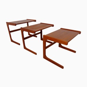 Danish Teak Nesting Tables by Salin Nyborg, 1960s, Set of 3-RDW-2033263