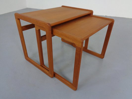 Danish Teak Nesting Tables from Korup Stolefabrik, 1960s, Set of 2-RDW-1369179