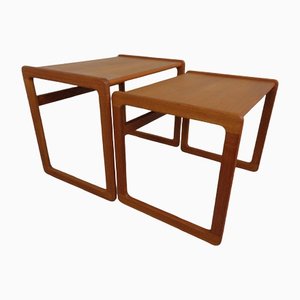 Danish Teak Nesting Tables from Korup Stolefabrik, 1960s, Set of 2-RDW-1369179