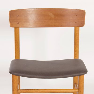 Danish Teak & New Brow Leather Chair from Farstrup, 1960s-ZT-1146074