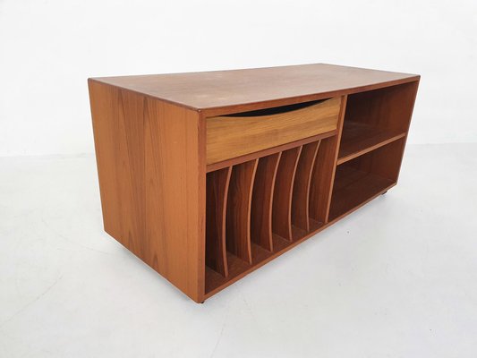 Danish Teak Record Player or Audio Cabinet, Denmark, 1960s-ZO-961599