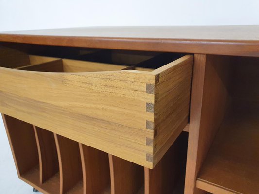 Danish Teak Record Player or Audio Cabinet, Denmark, 1960s-ZO-961599