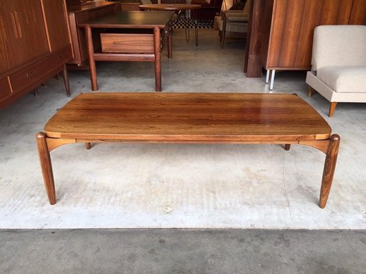 Danish Teak & Rosewood Coffee Table, 1960s-WSA-831369