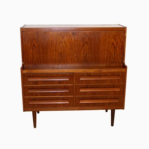 Danish Teak Secretaire by Sigfrid Omann, 1960s-GEK-967998