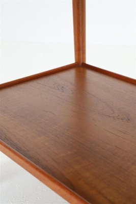 Danish Teak Serving Trolley with Tray by Mogens Hansen, 1960s-NIX-2016640