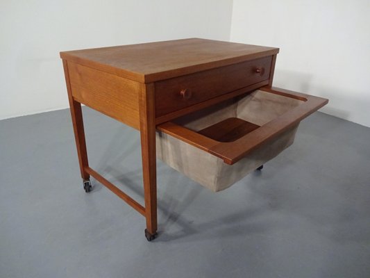 Danish Teak Sewing Cart, 1960s-RDW-623084