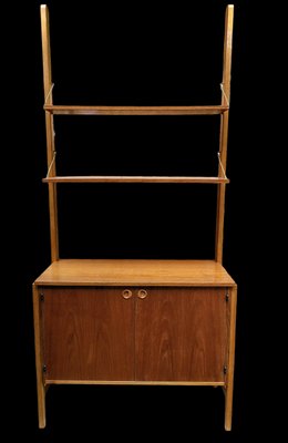 Danish Teak Shelf Unit, 1960s-FSD-1361877