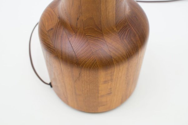 Danish Teak Table Lamp, 1960s-KQB-729486