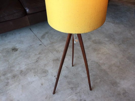 Danish Teak Tripod Floor Lamp, 1960s-WSA-831359