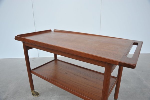 Danish Teak Trolley in the Style of Arne Vodder, 1960s-ZE-774013