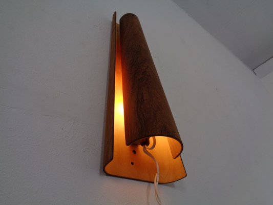 Danish Teak Wall Lamp, 1950s-RDW-903851