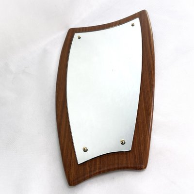 Danish Teak Wall Mirror, 1950s-JUZ-1448712