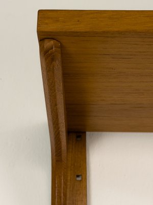 Danish Teak Wall Shelving Unit from Hansen & Guldborg, 1960s-QEQ-1761172