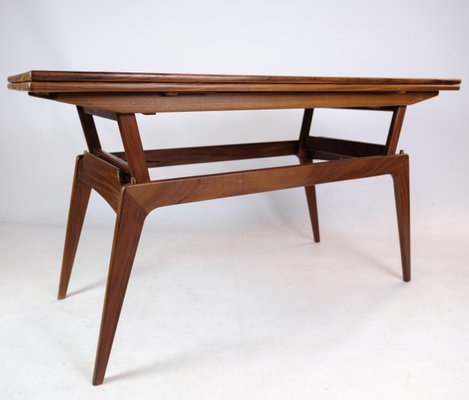 Danish Teak Wood Coffee Table, 1960s-UY-1427379