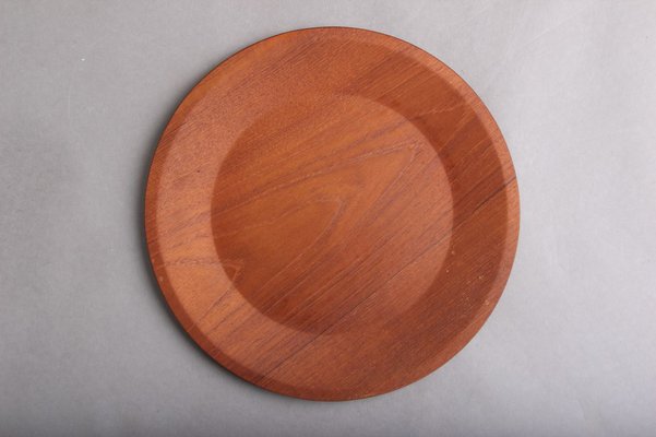 Danish Teak Wooden Plates by Hafnia, Set of 6-DQ-1088878