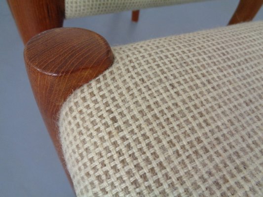 Danish Teak & Wool 85 Dining Chairs by Niels Otto Møller for J.L. Møllers, 1960s, Set of 4-RDW-985567