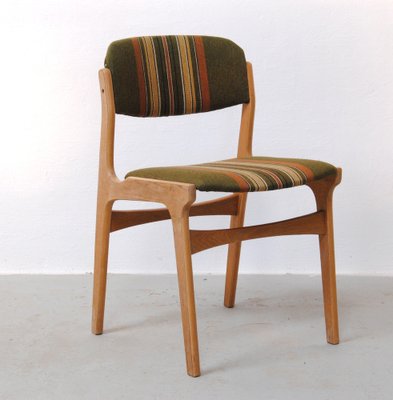 Danish Veneered Oak Dining Chairs, 1970s, Set of 6-VVO-1725245