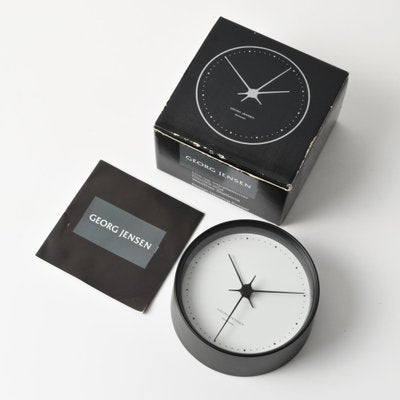 Danish Wall Clock by Henning Koppel for Georg Jensen, 1980s-IXK-1823632