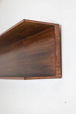 Danish Wall Shelf in Rosewood, 1970s-CEJ-2027326