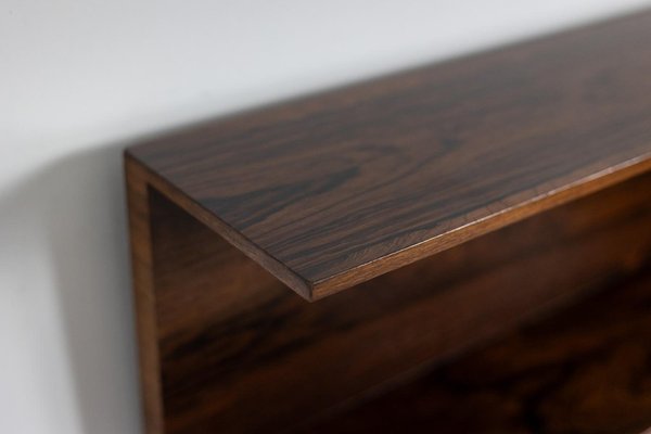 Danish Wall Shelf in Rosewood, 1970s-CEJ-2027326