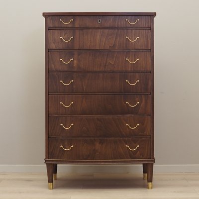 Danish Walnut Chest of Drawers, 1960s-VND-1790327