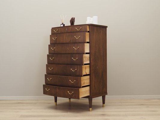 Danish Walnut Chest of Drawers, 1960s-VND-1790327