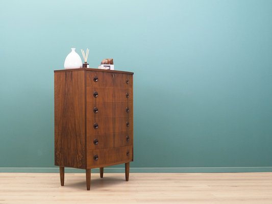 Danish Walnut Chest of Drawers, 1960s-VND-1784341