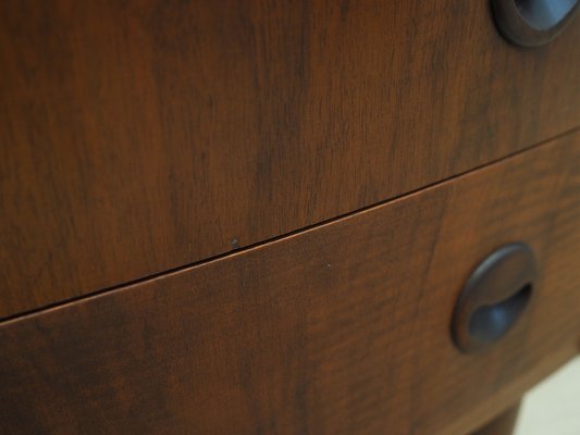 Danish Walnut Chest of Drawers, 1960s-VND-1784341