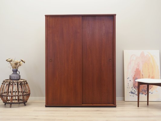 Danish Wardrobe in Teak, 1960s-VND-1254470