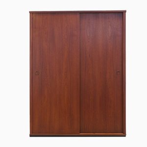 Danish Wardrobe in Teak, 1960s-VND-1254470