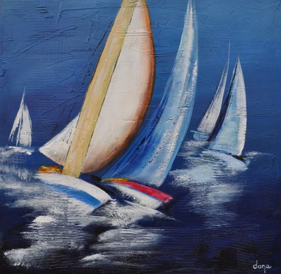 Dany Soyer, En Mer, 2022, Acrylic on Canvas-QNR-1438509