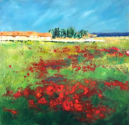 Dany Soyer, Poppies on Ile De Ré, 2018-QNR-921284