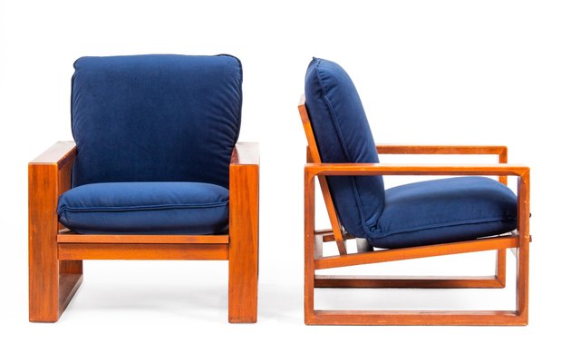 Daria Armchairs attributed to Miroslav Navratil, Czechoslovakia, 1970s, Set of 2-ABO-1440494