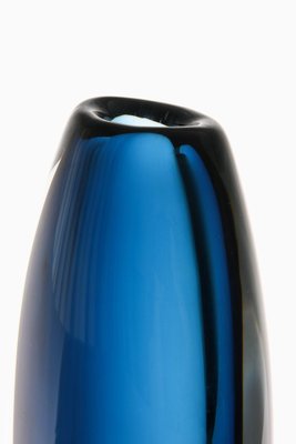 Dark Blue Glass Vase by Vicke Lindstrand, 1960s-SC-1771420