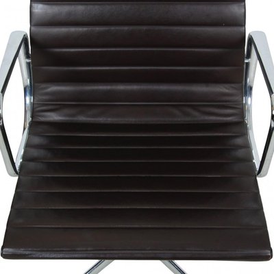 Dark Brown Leather EA-109 Chair by Charles Eames for Vitra, 2000s-MTD-1400499