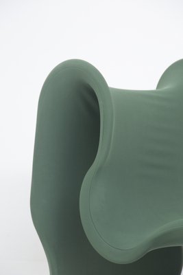 Dark Green Curved Lounge Chair by Gianni Pareschi for Busnelli-RCE-1284123