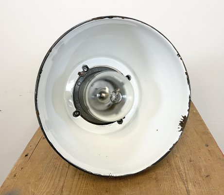 Dark Grey Explosion Proof Lamp from Elektrosvit, 1970s-CGF-1154688