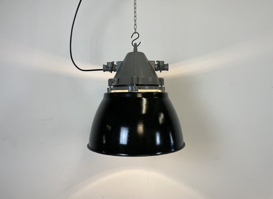 Dark Grey Explosion Proof Lamp from Elektrosvit, 1970s-CGF-1154688