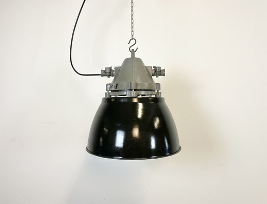 Dark Grey Explosion Proof Lamp from Elektrosvit, 1970s-CGF-1154688