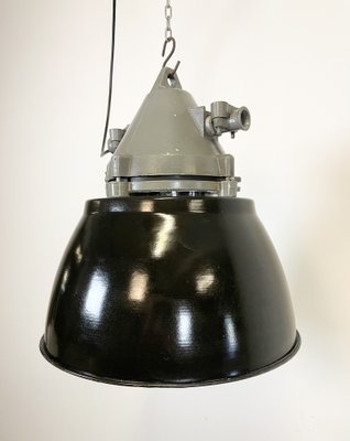 Dark Grey Explosion Proof Lamp from Elektrosvit, 1970s-CGF-1154688