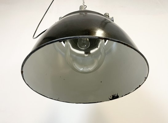 Dark Grey Explosion Proof Lamp from Elektrosvit, 1970s-CGF-1154688