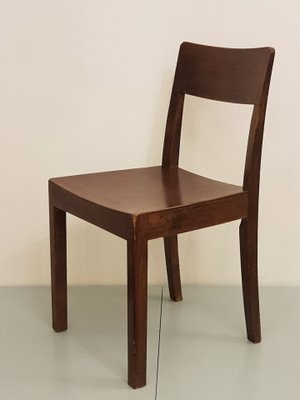 Dark Stained Beech Chair, 1920s-UNO-918993