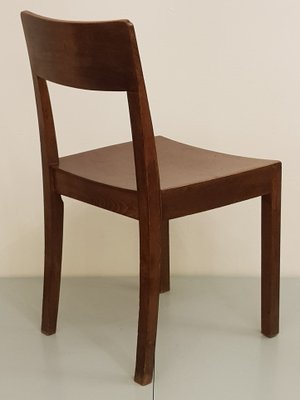 Dark Stained Beech Chair, 1920s-UNO-918993